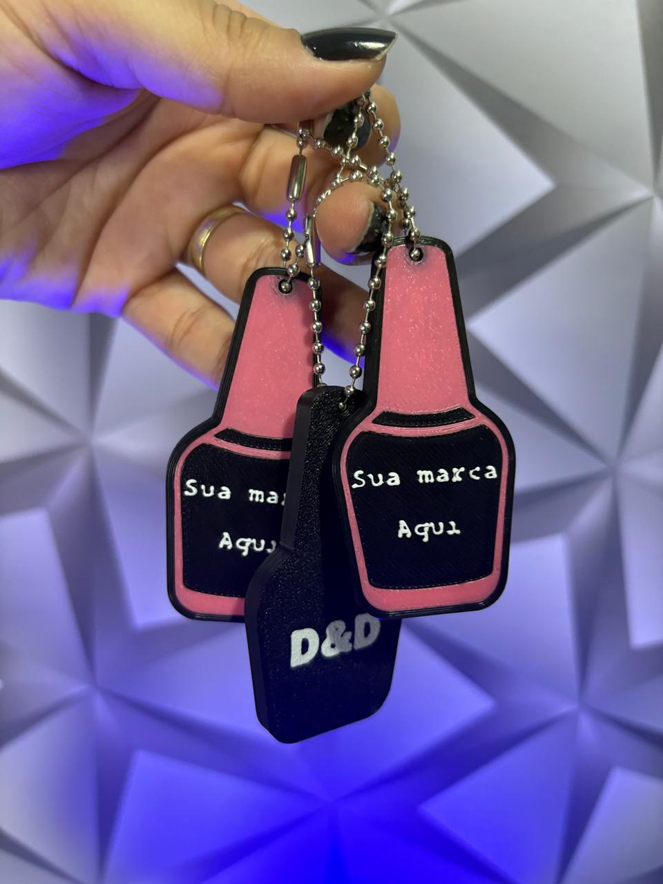 Chaveiros personalizados da D&D Lab